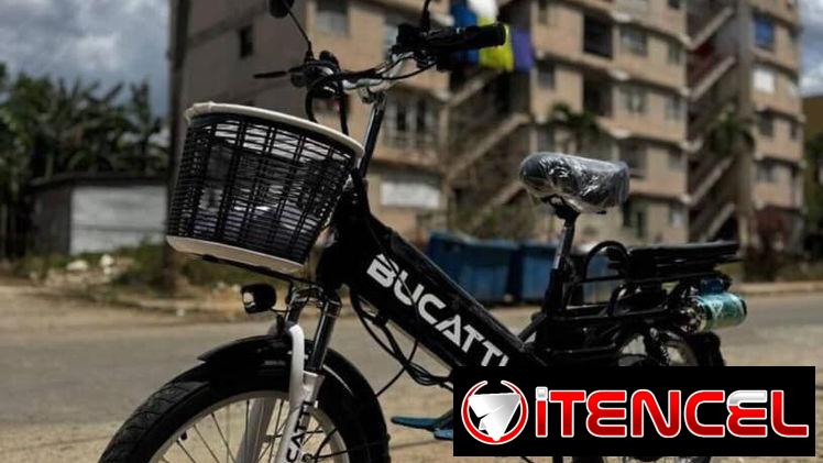 BICICLETA ELÉCTRICA BUCATTI   ⚙️CARACTERÍSTICAS:   • 1000 WATS  • ⁠48 VOLT • ⁠22 AMP • ⁠Autonomía de 70 KM  • ⁠Full Luce