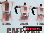 Cafeteras de 2,  3,  4,   6 y 9 tazas