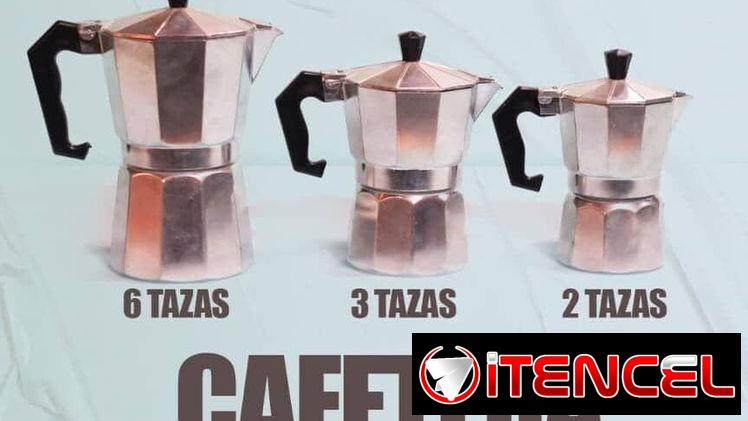 Cafeteras de 2,  3,  4,   6 y 9 tazas
