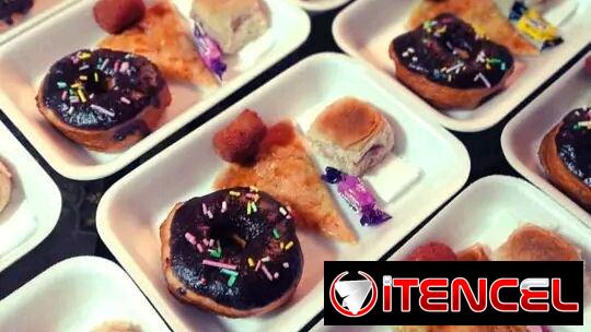 Platos de Buffet retractilados por encargo