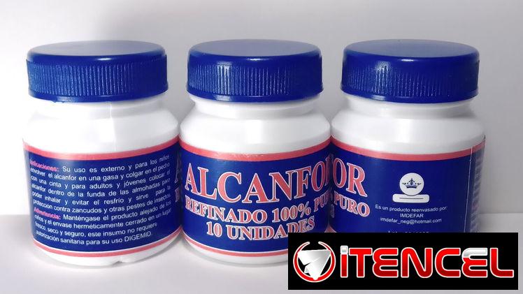 Alcanfor refinado 100% puro 10 unidades