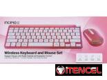 – Combo Incipio Translucent Slim Wireless Keyboard & Mouse  – Irisdescent