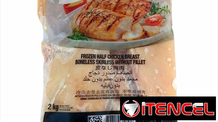 Pechuga de pollo sin piel y sin hueso de 2kg
