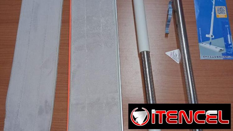 FREGONA PLANA PLEGABLE CON MANGO EXTENSIBLE+PAPELERA PLASTICA CON TAPA BASCULANTE 12 L NARANJA, ENTREGA DE FACTURA