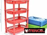 🧺 Organizador Multiuso de 4 Niveles — $15 USD  Ligero, resistente y fácil de colocar en cualquier rincón del hogar.