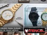 Relojes SALCO. Analógico de Pila/Batería, Manilla de Acero, Resistente al Agua 3ATM. WATER PROF. Color dorado, negro pla