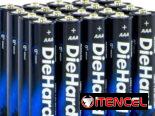 🔋⚡ Pilas AAA Alcalinas DIEHARD 20 Pack Alta Duración Para Controles/TV/Relojes/Juguetes ENVÍO DISPONIBLE* + GARANTÍA**