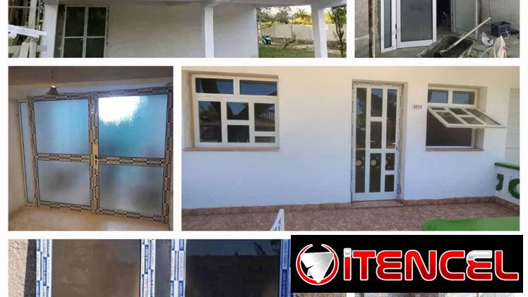 Marquetería de aluminio cristalizada