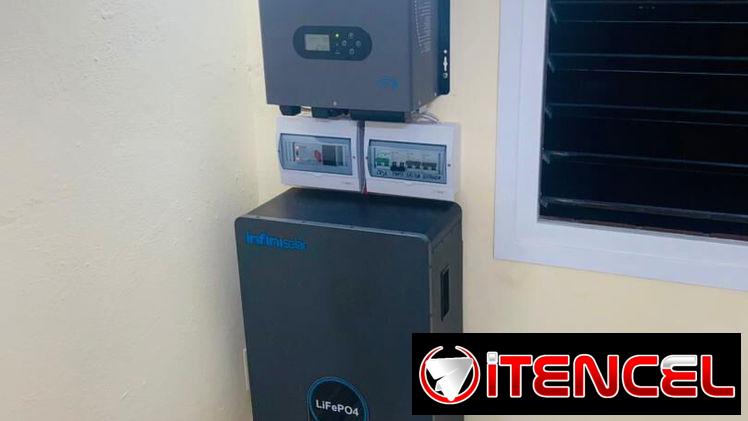Kit de 6kw en inversor con 10kw en bateria