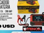 🪫 CARGADOR DE BATERÍA  ✅ 12 V 6 A 100 AMP 💲35 USD ✅ 12 V 12 A 200 AMP 💲50 USD