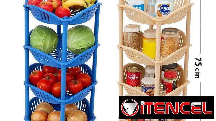 Organizador Multiuso Redondo de 4 Niveles (cv)
