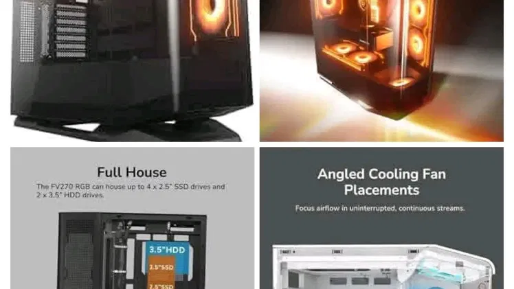 Chasis COUGAR FV270 RGB Mid-Tower E-ATX