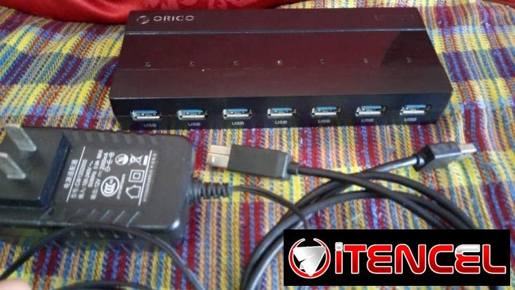 🔥OFERTA🔥HUB DE 7 USB 3.0 ORICO CON ALIMENTACION DE CORRIENTE – EN 35 USD O AL CAMBIO