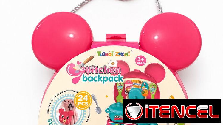 Cartera de maquillaje y cartera de cocina para princesas