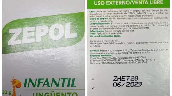 Manzatin – Polyvisol – Ballena azul – Zepol para niños y bebés