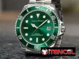 Reloj LouisPoems Green Submariner – Estilo Ejecutivo Deportivo | Con garantía | videojuegoshabana.com