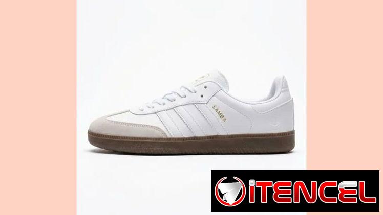 TENIS ADIDAS SAMBA BLANCO Y BEICH