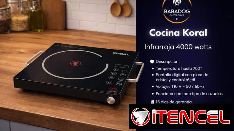 Cocina Infrarroja Koral 4000 watts