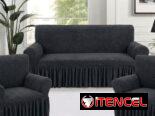 🛋️Forros elastizados para muebles 3+1+1  🏷️$45 usd  ✅Colores: ♥️🖤🩶🤎