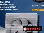 Fan axial – extractor de aire