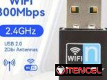 Adaptador WiFi USB de 300Mbps | Ofrece funcionalidad WiFi | Con garantía | videojuegoshabana.com