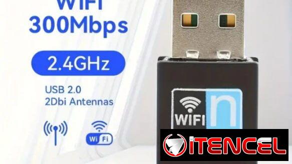 Adaptador WiFi USB de 300Mbps | Ofrece funcionalidad WiFi | Con garantía | videojuegoshabana.com