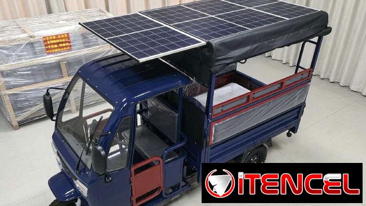 Triciclo eléctrico VEDCA C800CON BATERÍA DE LITIO 60 VOLT+ PANEL SOLAR