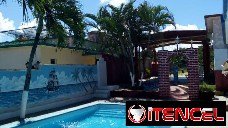 Cod.Z 🌊 Alquiler en Guanabo | Casa con Piscina y 2 Habitaciones | 6 Cuadras de la Playa 🏖️