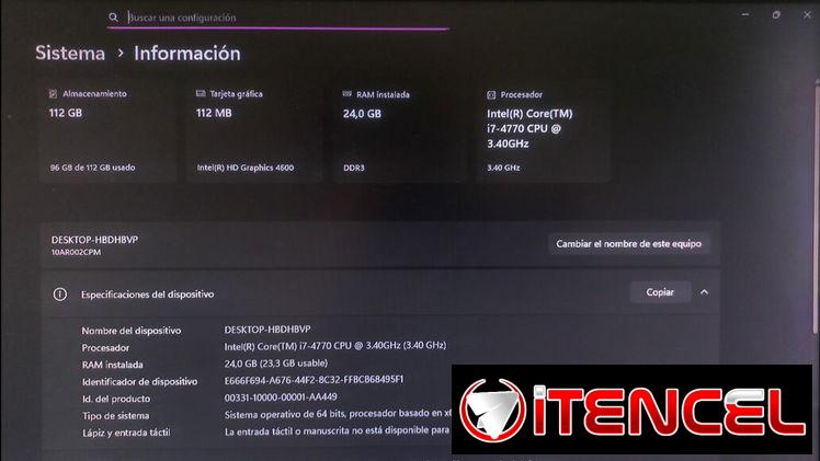 Pc completa i7