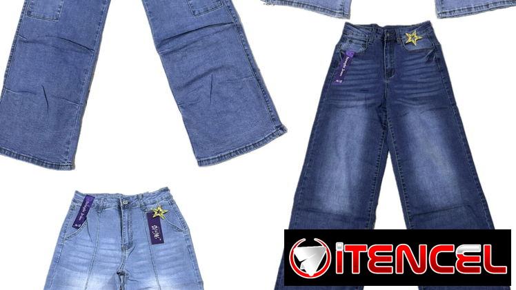 Pantalón de mezclilla ancho