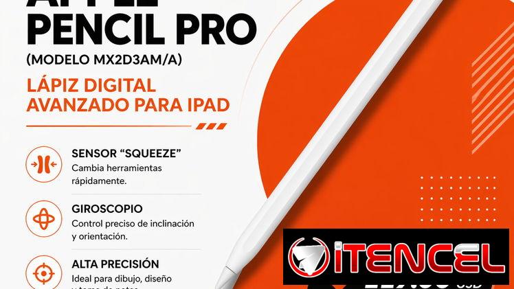 Apple Pencil Pro MX2D3AM/A Nuevo para iPad | Lápiz Digital Original en La Habana
