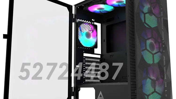 ✅✅52724487 – Chasis Gaming Montech X3 + 3 fanes RGB 120mm y 3 fanes RGB 140mm✅✅