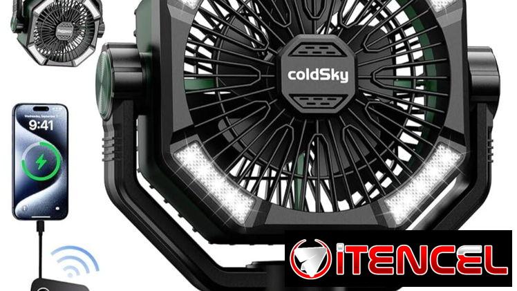 Ventilador recargable Cold Sky de 20000 mAh