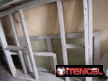 Puerta y Estructura grande para portal de aluminio y cristal 200 usd 53582376