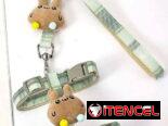 Pechera y correa talla S para mascotas