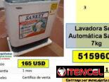 MV-522-Lavadoras Semi-Automática …..51596013….Mensajeria Costo Adicional