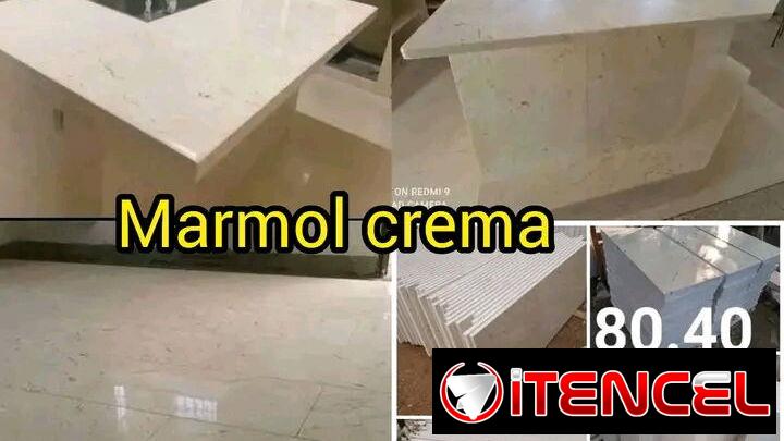 Planchas y piso de mármol
