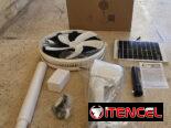 Ventilador con panel solar