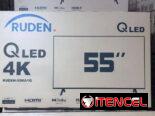 Smart TV 55 pulgadas marca RUDEN pantalla QLED 4k UHD precio $430 USD Transporte Incluido, Factura y garantía