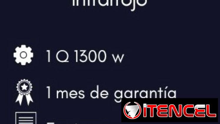 Cocina infrarroja Milexus 3000w…MENSAJERIA INCLUIDA EN EL PRECIO