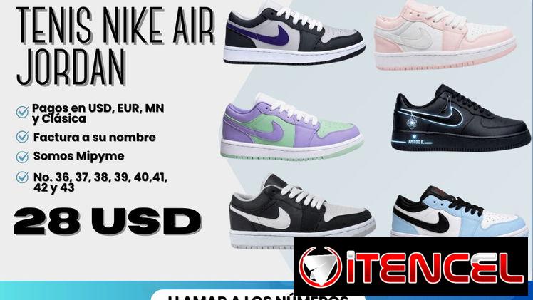 👞TENIS NIKE AIR JORDAN  💲28 USD ✅ VARIAS TALLAS Y COLORES