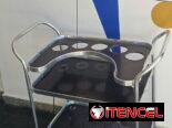 Vendo carrito bar con ruedas, original años 50.