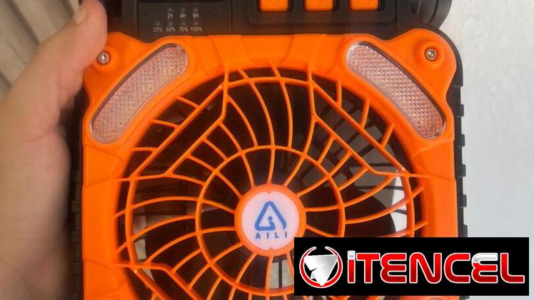 Ventilador Solar Recargable
