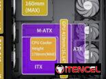 Chasis GAMING Pecera 270° Instalación de forma vertical