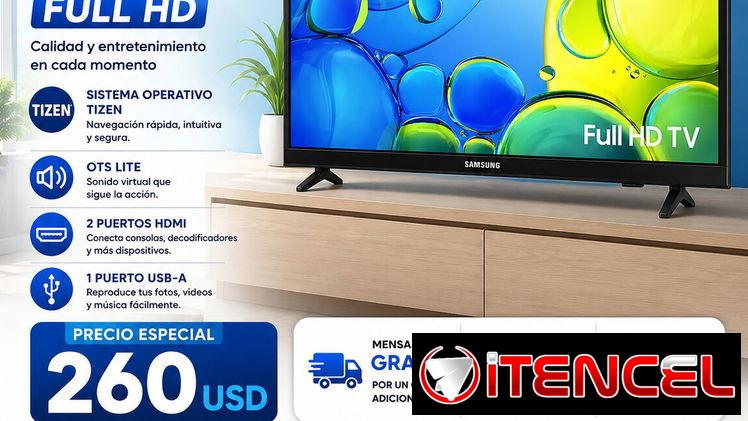 Smart TV Samsung 40” Full HD , Sistema Operativo Tizen , HDR , 2HDMI ,1 USB , + Oferta de 6GB de datos moviles