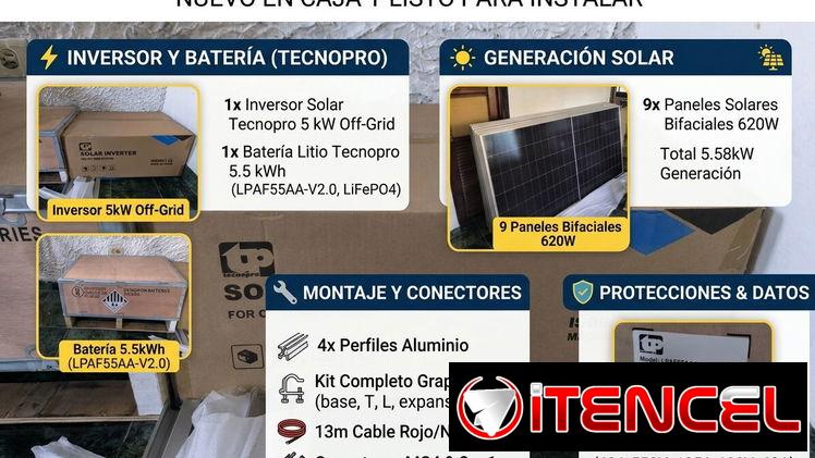 🔥🚨KIT FOTOVOLTAICOS COMPLETO