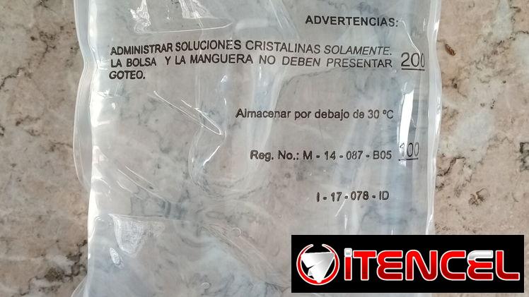 Cloruro de sodio, Solución Salina, Suero fisiológico, Cloro sodio $400