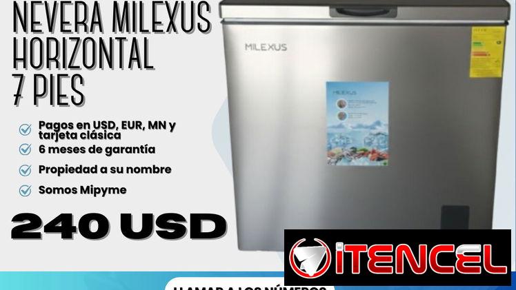 ❄️ NEVERA MILEXUS ✅ 7 PIES 💲220 USD