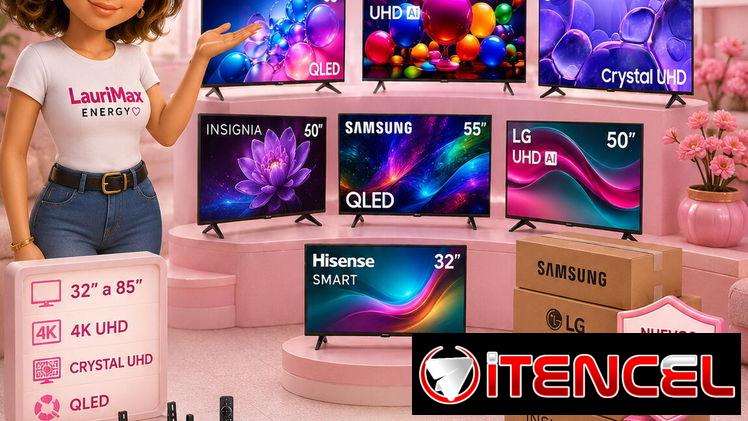 📺🔥 TV 4K y QLED 2026 NUEVOS SELLADOS | EN CAJAS CON GARANTÍA LAURIMAX ENERGY SAMSUNG HISENSE TCL INSIGNIA W 54389456