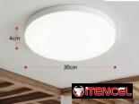 Lampra led de 48w. Plafon redondo y cuadrado